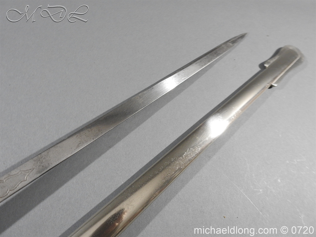 British Victorian 1897 Officers Sword - Image 4