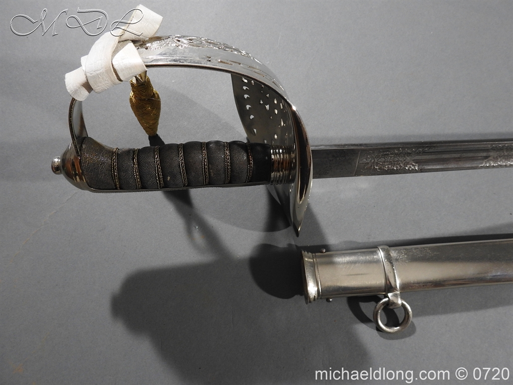 British Victorian 1897 Officers Sword - Image 6