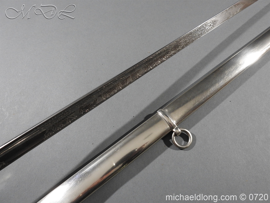 British Victorian 1897 Officers Sword - Image 7