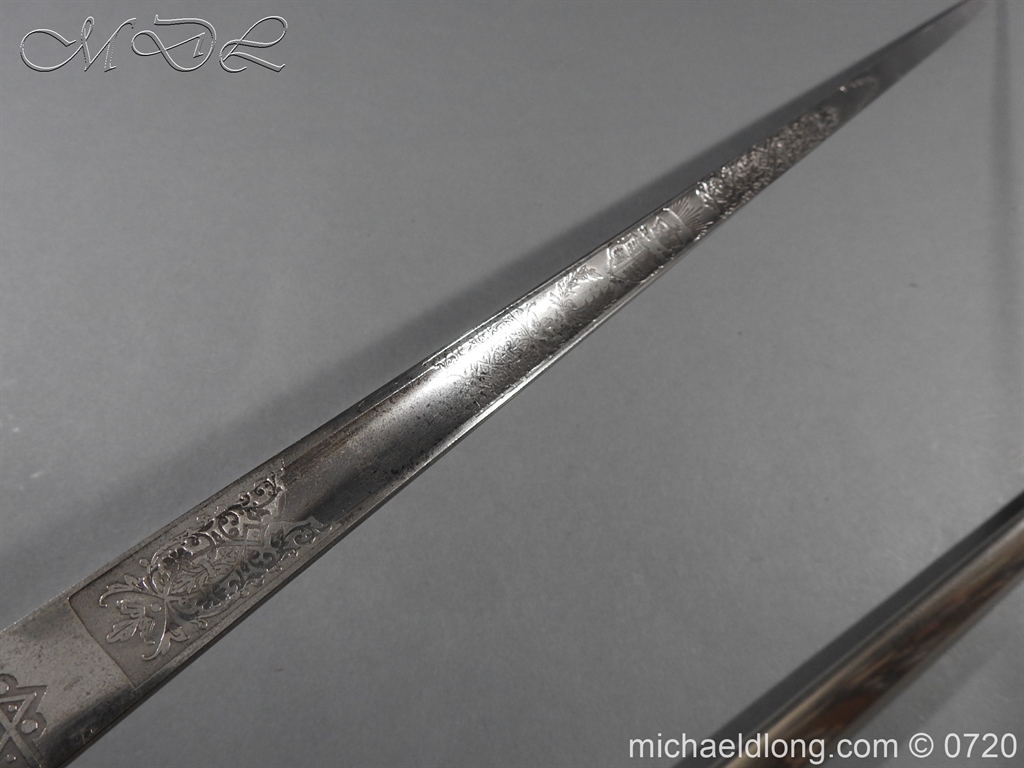 British Victorian 1897 Officers Sword - Image 11