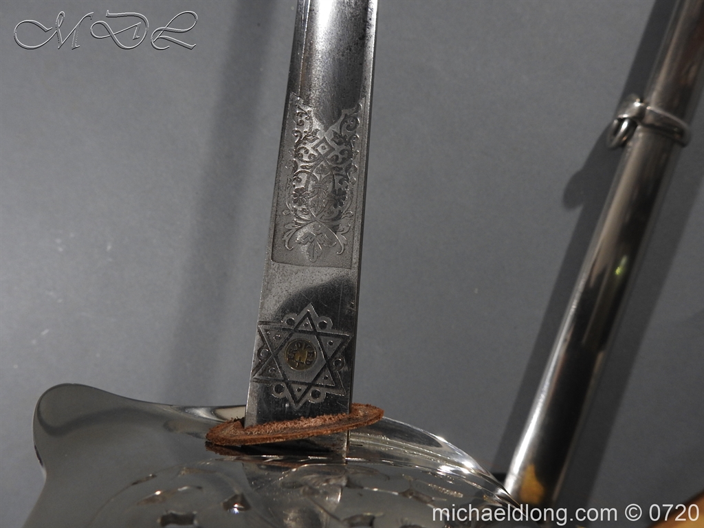 British Victorian 1897 Officers Sword - Image 12
