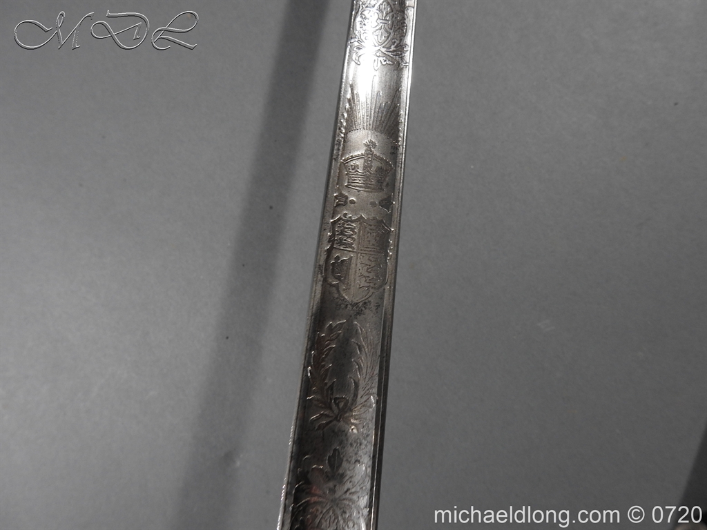 British Victorian 1897 Officers Sword - Image 13
