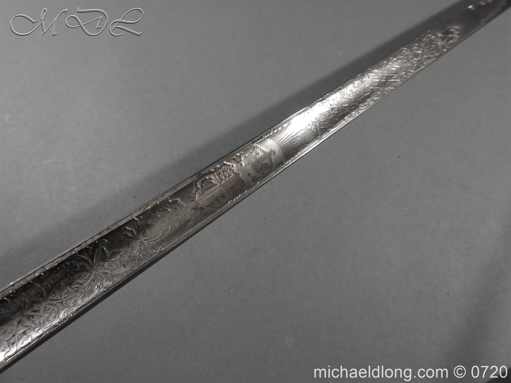 British Victorian 1897 Officers Sword - Image 14