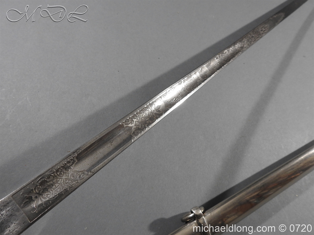British Victorian 1897 Officers Sword - Image 16