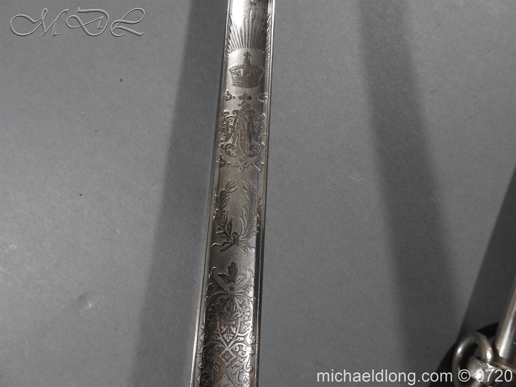 British Victorian 1897 Officers Sword - Image 18
