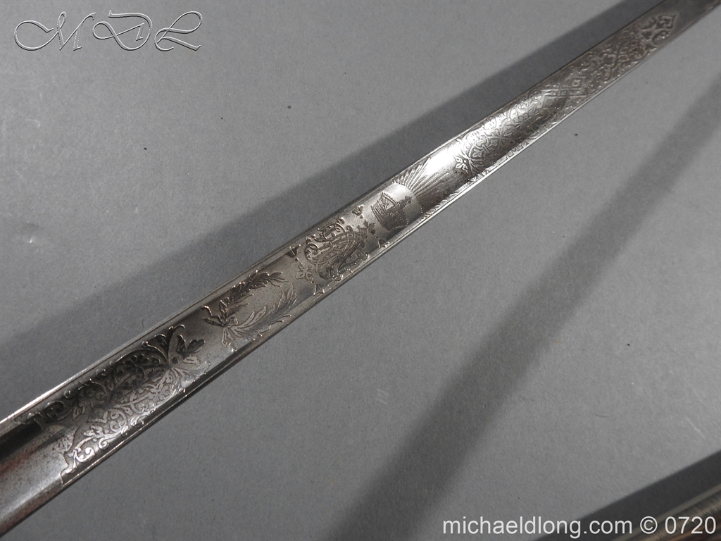 British Victorian 1897 Officers Sword - Image 19