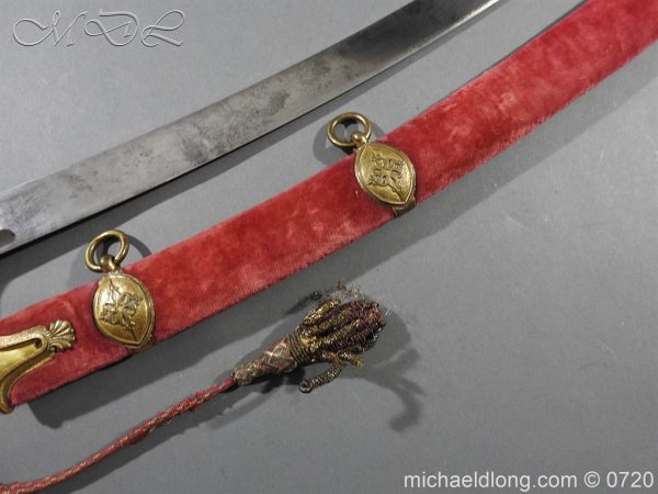 9th Lancer's 1822 pattern Mameluke Officer's Full Dress Sword - Image 3