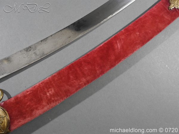 9th Lancer's 1822 pattern Mameluke Officer's Full Dress Sword - Image 4
