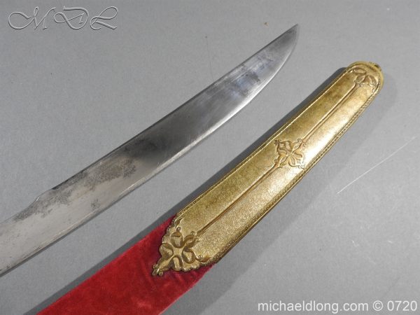 9th Lancer's 1822 pattern Mameluke Officer's Full Dress Sword - Image 5