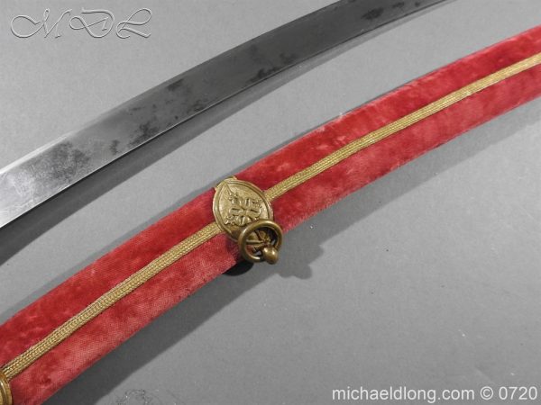 9th Lancer's 1822 pattern Mameluke Officer's Full Dress Sword - Image 8