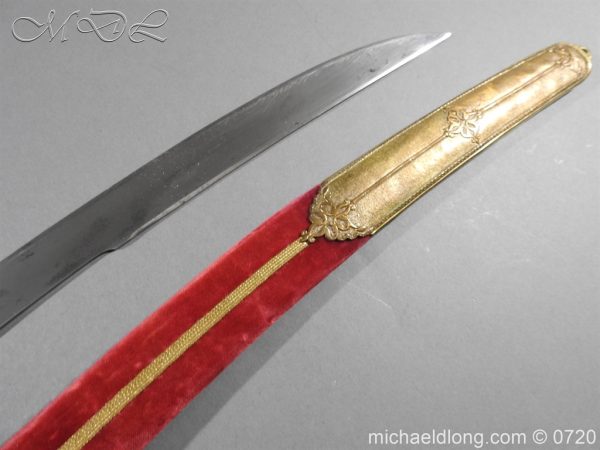 9th Lancer's 1822 pattern Mameluke Officer's Full Dress Sword - Image 9