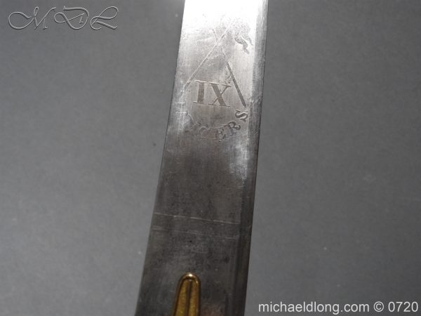 9th Lancer's 1822 pattern Mameluke Officer's Full Dress Sword - Image 18