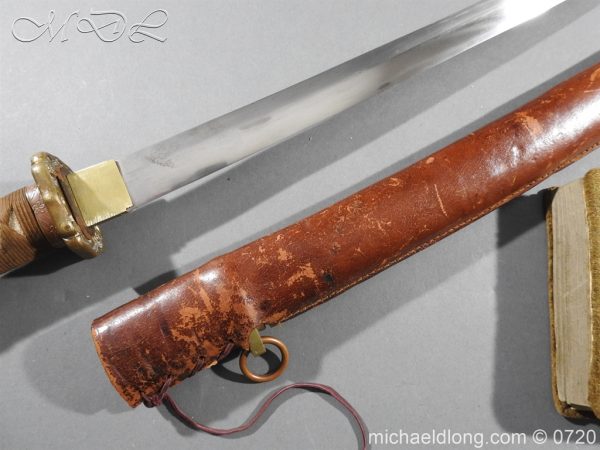 Japanese Officer's WW2 Sword & Photographs - Image 3