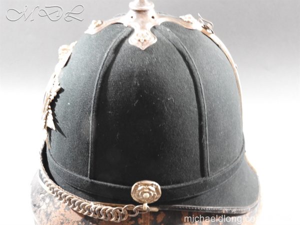 Dundee Highlanders Victorian Green Cloth Helmet - Image 10