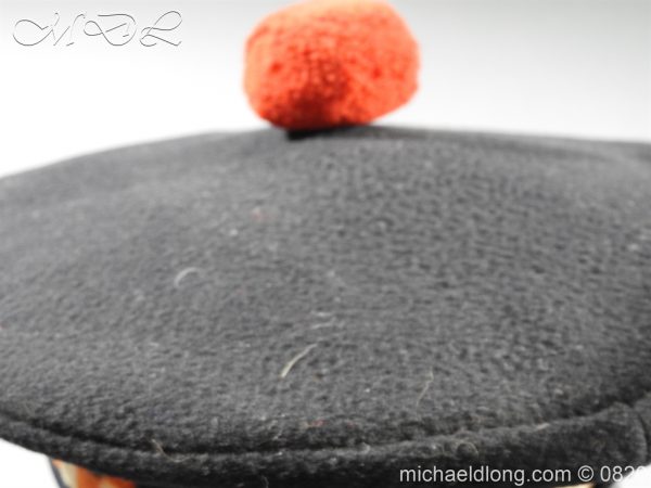 Kings Own Scottish Borderers Officer's Kilmarnock Bonnet - Image 7