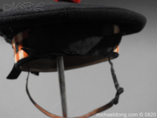 Kings Own Scottish Borderers Officer's Kilmarnock Bonnet - Image 10