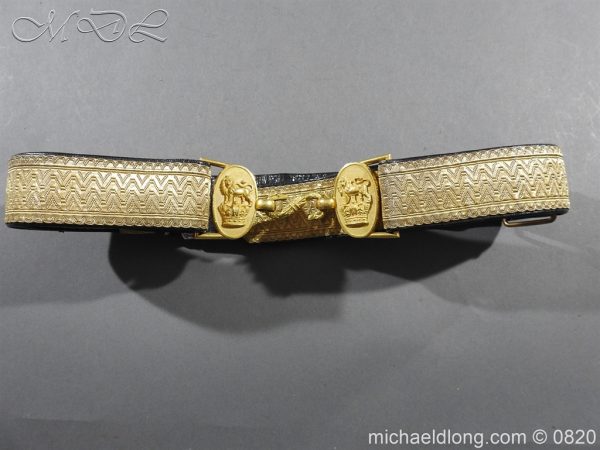 Royal Artillery Victorian Officer's Dress Belt