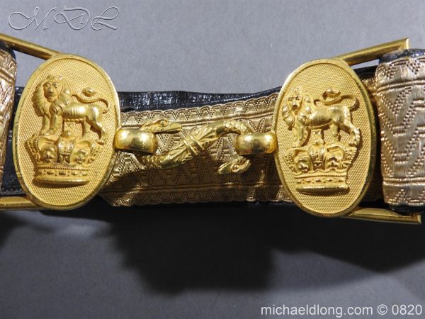 Royal Artillery Victorian Officer's Dress Belt - Image 2