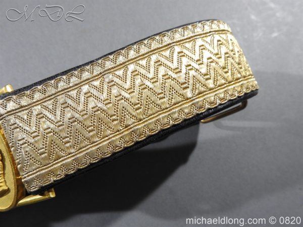 Royal Artillery Victorian Officer's Dress Belt - Image 3