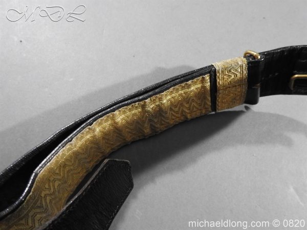 Royal Artillery Victorian Officer's Dress Belt - Image 6
