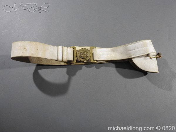 michaeldlong.com 10407 600x450 British White Buff Leather Military Victorian Belt