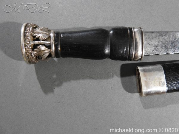 Gordon Highlanders Sgian Dubh with Etched Blade - Image 5