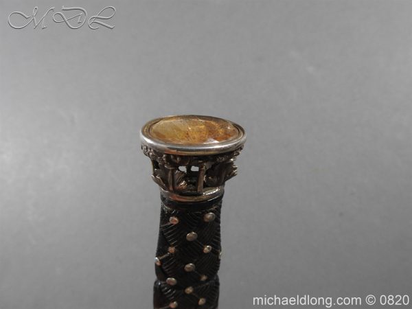 Gordon Highlanders Sgian Dubh with Etched Blade - Image 11