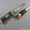 Black Watch Sgian Dubh Hallmarked Silver Mounts