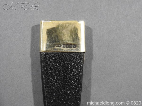 Black Watch Sgian Dubh Hallmarked Silver Mounts - Image 7