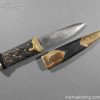 79th Highanders Sgian Dubh etched blade