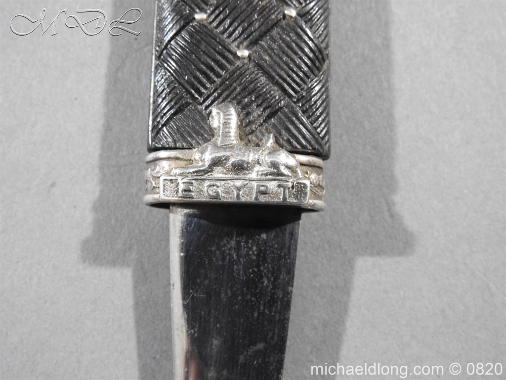 Cameron Highlanders Volunteer Sgian Dubh Silver Mounts - Image 10