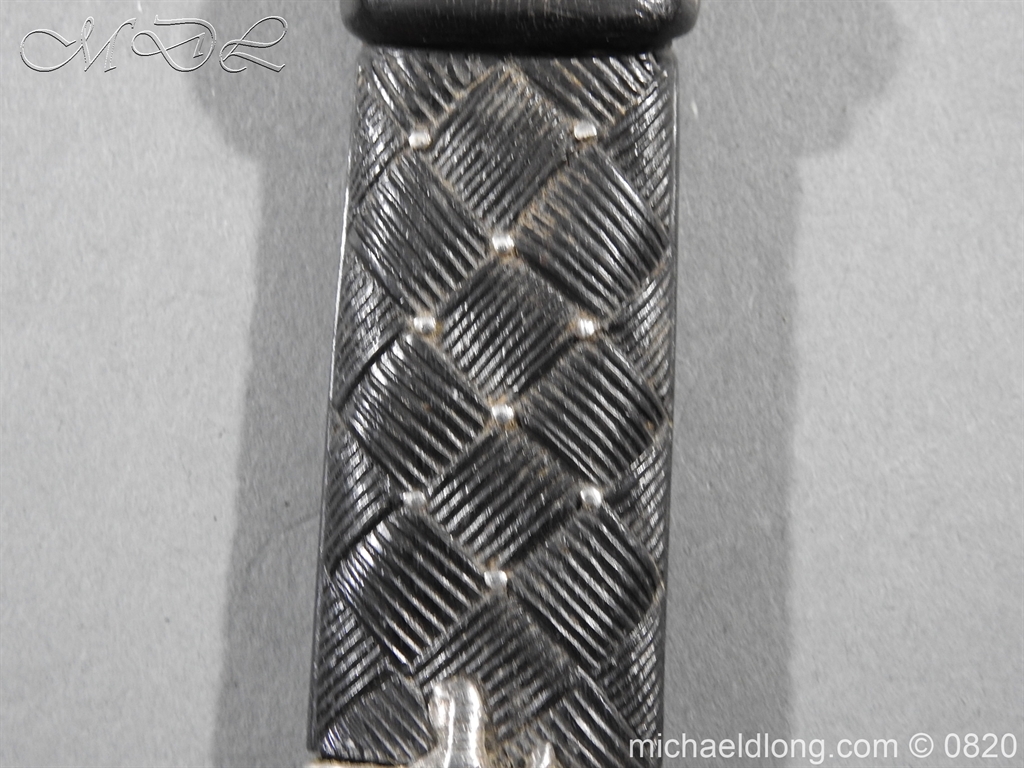 Cameron Highlanders Volunteer Sgian Dubh Silver Mounts - Image 11