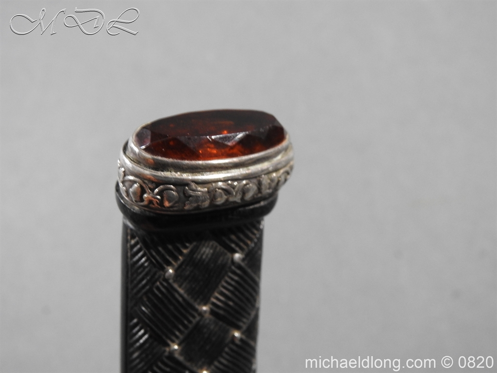 Cameron Highlanders Volunteer Sgian Dubh Silver Mounts - Image 13