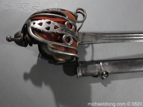 Victorian Royal Scots 6th Vol Btn Basket Hilt Sword - Image 6