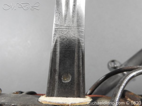 Victorian Royal Scots 6th Vol Btn Basket Hilt Sword - Image 12