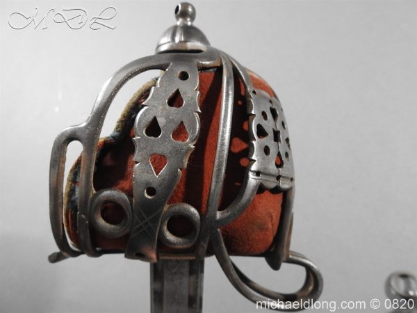 Victorian Royal Scots 6th Vol Btn Basket Hilt Sword - Image 23