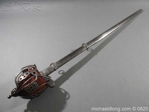 Victorian Royal Scots 6th Vol Btn Basket Hilt Sword - Image 27