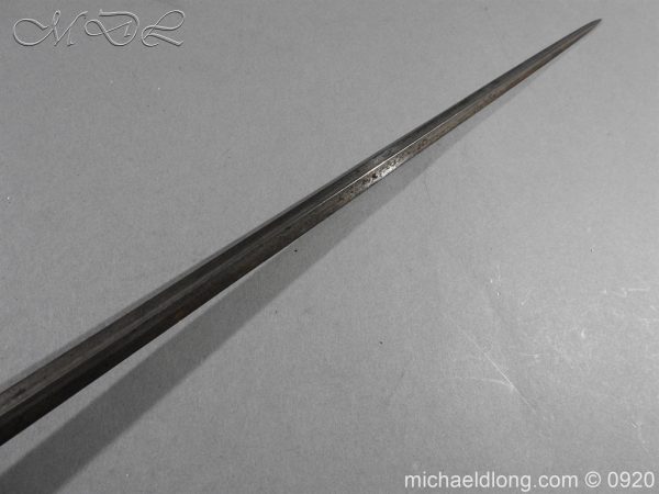 English Silver Hilt Sword Hallmarked 1755 - Image 4
