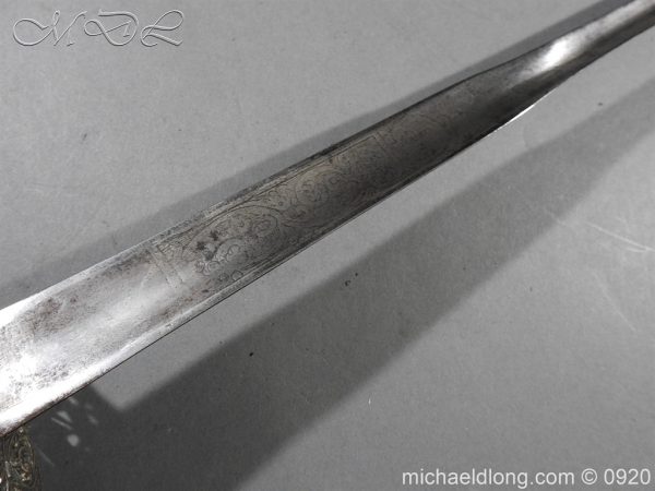 English Silver Hilt Sword Hallmarked 1755 - Image 7