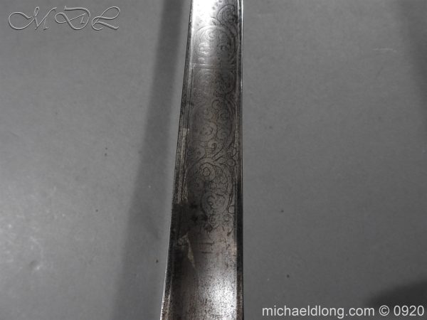 English Silver Hilt Sword Hallmarked 1755 - Image 9