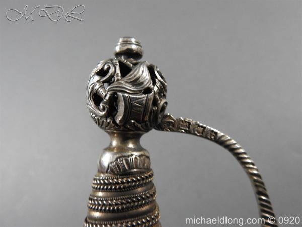 English Silver Hilt Sword Hallmarked 1755 - Image 14