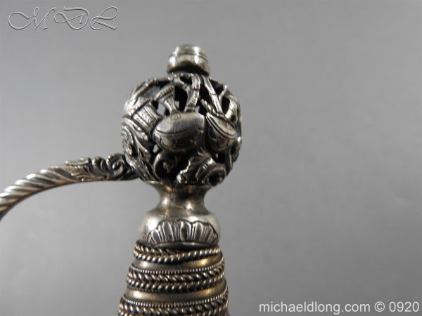 English Silver Hilt Sword Hallmarked 1755 - Image 15