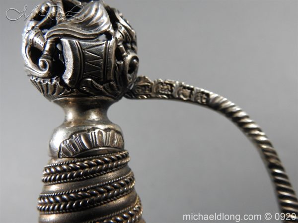 English Silver Hilt Sword Hallmarked 1755 - Image 18