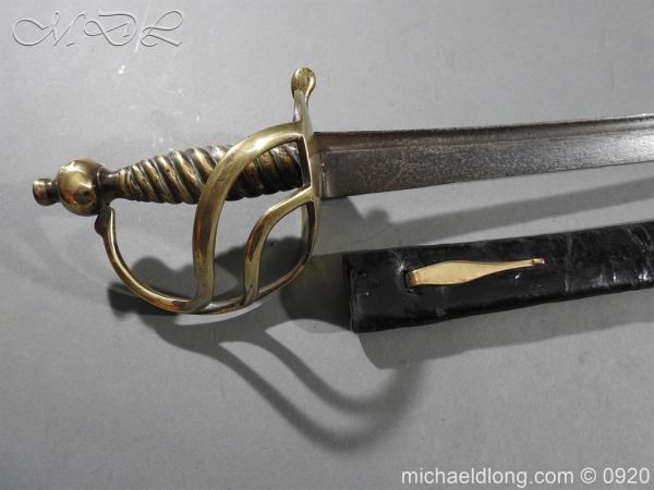 British Model 1842 Brass Hilted Hanger - Image 2