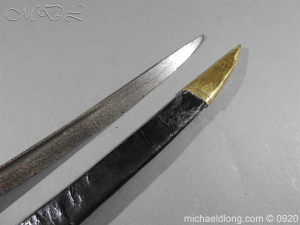 British Model 1842 Brass Hilted Hanger - Image 4