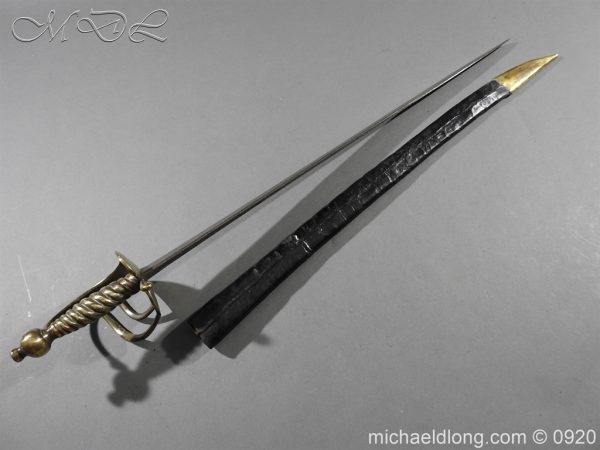 British Model 1842 Brass Hilted Hanger - Image 5