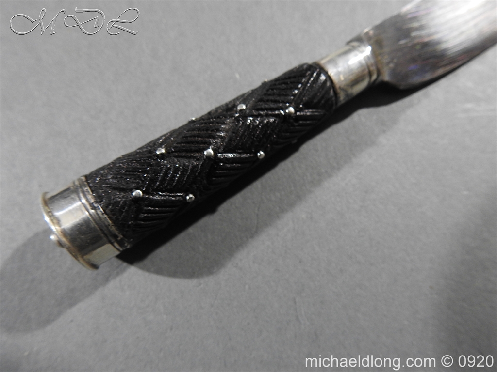 Scottish Silver Mounted Dirk c 1880 - Image 3