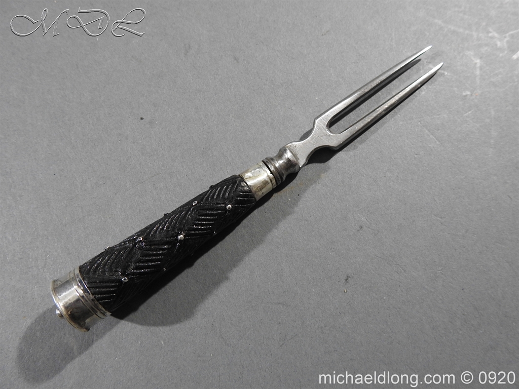 Scottish Silver Mounted Dirk c 1880 - Image 4