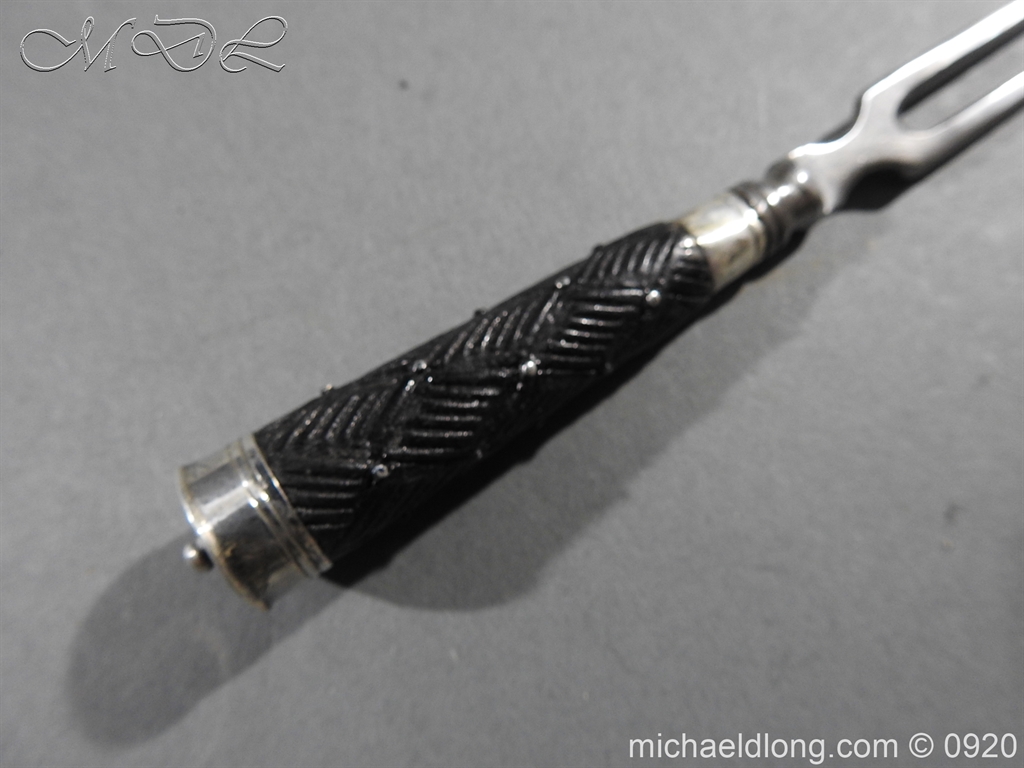 Scottish Silver Mounted Dirk c 1880 - Image 5