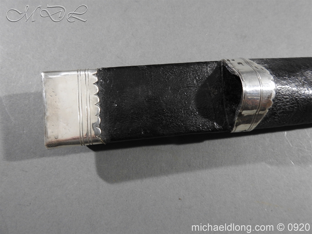Scottish Silver Mounted Dirk c 1880 - Image 7